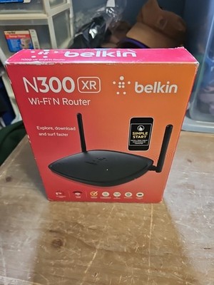 Belkin N300 Wi-Fi N Router 300 Mbps 10/100 2.4 GHz Wireless