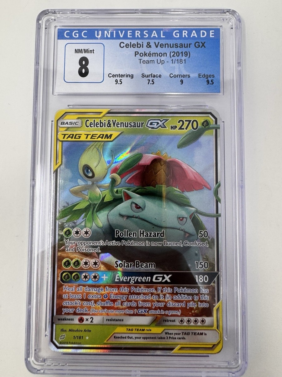 Celebi & Venusaur GX 1/181 Sm-Team Up Holo for sale online | eBay