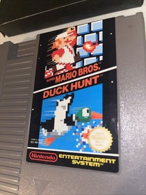 Super Mario Bros. / Duck Hunt (Nintendo NES, 1988) &ndash; Cartridge & Cover