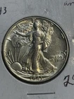 1943 Liberty Walking Half Dollar Uncirculated Great Condition Coin