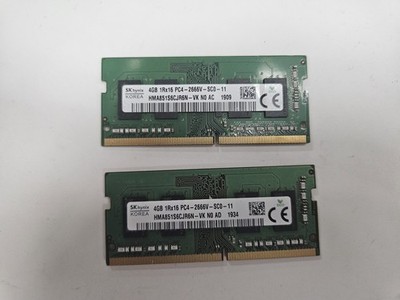 SK Hynix 8GB (2x4GB) PC4-2666V DDR4 SODIMM Laptop RAM Matching Pair