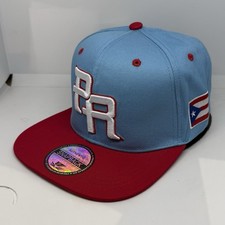 PUERTO RICO BASEBALL PR 3-D EMBROIDERED - PUERTO RICO FLAG SNAPBACK HAT