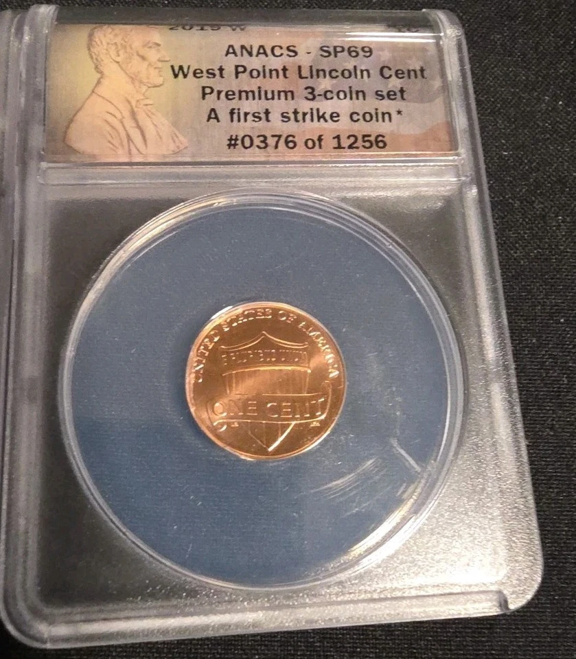Centavo Lincoln Shield 2019 W 3 monedas PR69, SP69, RP69 DCAMS. 1st Strike 376/1256 Foto 2 de 4