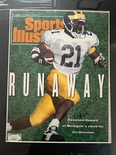 Desmond Howard 1991 Signed Sports Illustrated JSA Certified Autograph – Michigan