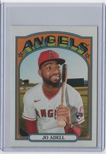 Jo Adell 2021 Topps Heritage 1972 Topps Oversized Boxloader #OBCM RC Box Topper