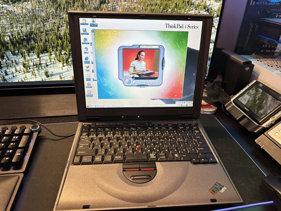 [Boxed Collectable] IBM ThinkPad i Series 1200 Laptop C3/192MB/128GB/Win98/Japan - Image 2 of 4