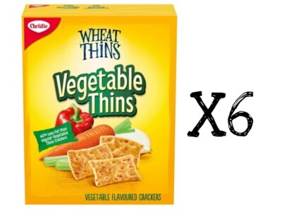 Christie Vegetable Thins Original x 6 boxes Canadian Fresh