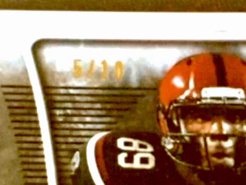 Bryan Edwards 5/10 XRC AUTO GREEN Rainbow Falcons /RAIDERS Leaf Metal Draft '20 - Bild 4 von 5
