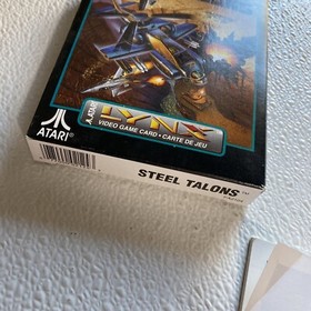 Steel Talons Atari Lynx Box manual only