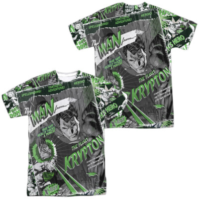 Superman ''Man From Krypton'' Dye Sublimation T-Shirt