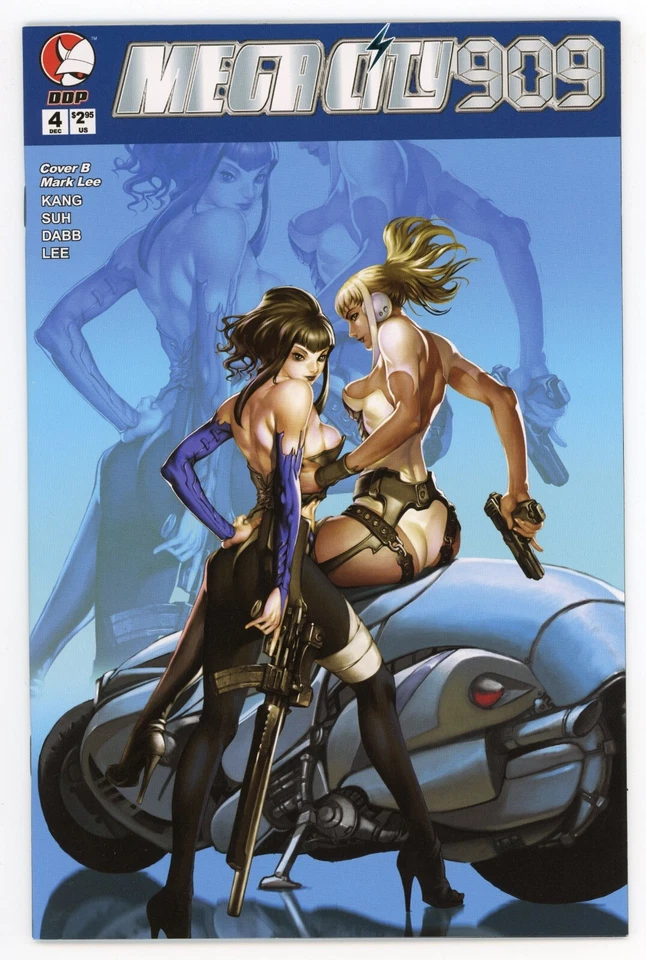 Megacity 909 #4 (NM 9.4) Good Girl Art Lee Cover B Variant DDP 2004 Devil's Due - Image 2 of 3
