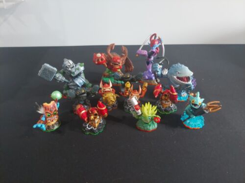 Skylanders Figures Lot Of 13 Activision, Giant, Tree, Food Fight, Spyro
