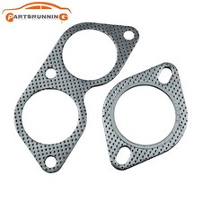 New 2pcs Exhaust Gasket Flange Cylinder Head Gasket Kit for Lexus IS300