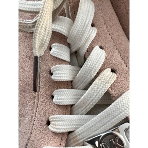 8.5 M Michael Kors Blush Pink Suede Sneakers - Picture 10 of 14