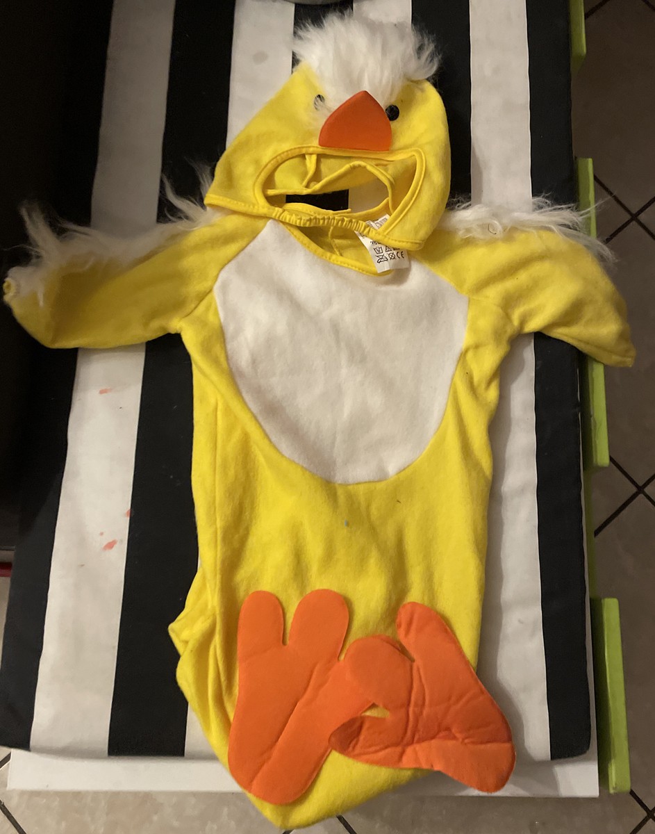 Vestito Carnevale PULCINO Mesi Bambino