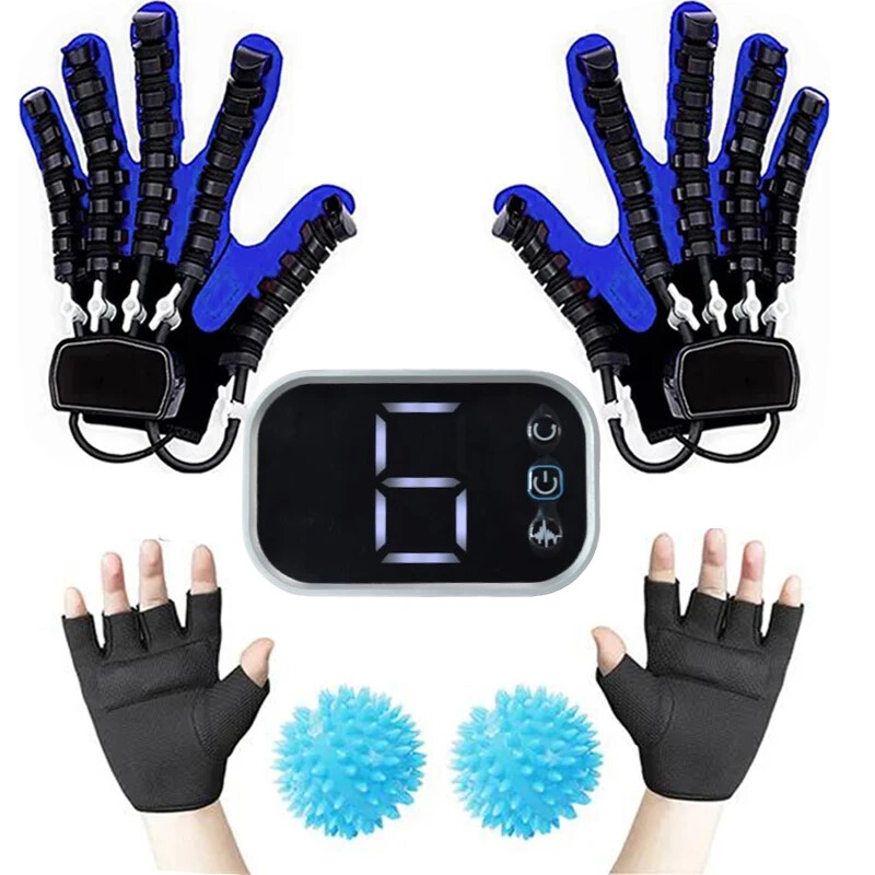Rehabilitation Robot Gloves Stroke Hemiplegia Intelligent Massage Hand Function