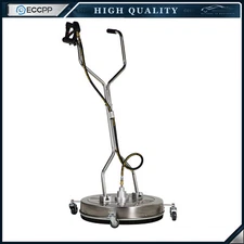 24" Pressure Washer Surface Cleaner 4000 PSI w/ Handles & Wheels Quick Connect