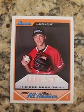 Jarred Cosart 2007 Bowman Topps Aflac All American Baseball Card Rookie RC /250