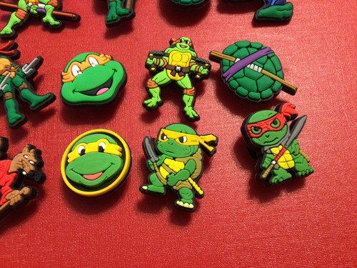 TMNT croc shoe charms lot of 27; Mikey, Leo, Raphael, Donatello, Splinter - Picture 7 of 9