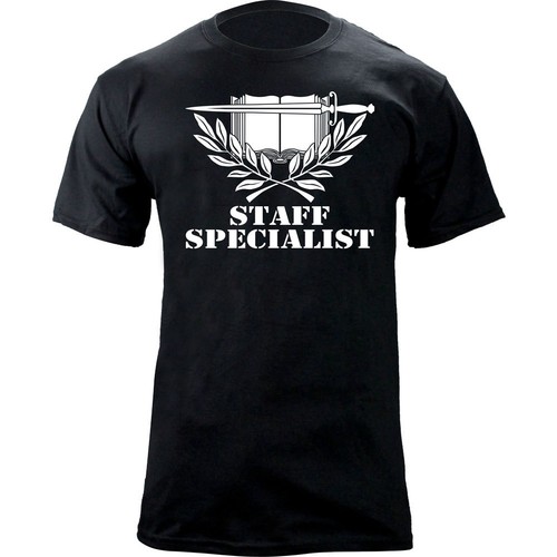 US Army Staff Specialist Insignia Veteran Graphic T-Shirt - Picture 3 of 7