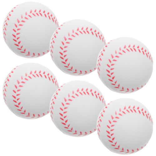 6 Pcs Training Baseball Child Student Practice Baseballs Softballs