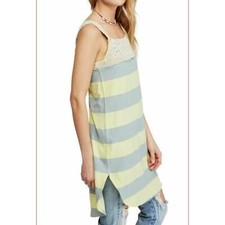 Free People Luca Crochet Stripe Knit Dress NWT!! Sz XS