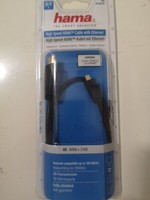 Hama Hdmi Kabel High Speed Hdmi/Hdmi Micro D M/M 0,5M Ethernet Vergoldet 4K Uhd