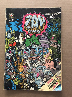 Vintage ZAP COMIX #5 Apex Novelties Comic Book | eBay