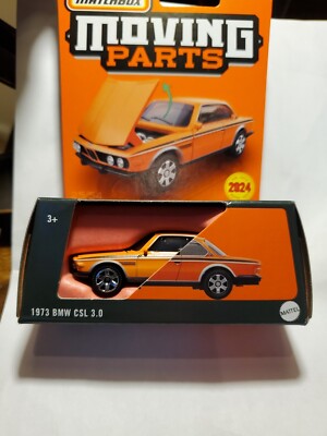1973 BMW CSL 3.0 * Orange * 2024 Matchbox Moving Parts Case K Xb