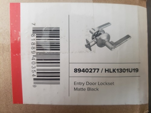 Westcraft HLK1301U19, Flat Bar Lever Entrance Door Lock, Reversable, Matte Black - Picture 11 of 13