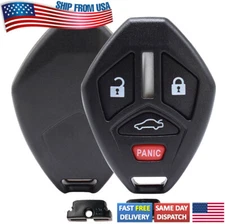 Key Fob Case Shell Pad Replacement For Mitsubishi  Eclipse Galant Lancer Mirage