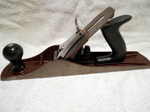 VTG STANLEY 12-205 14" Carpenters Plane Made England 25 Degree Blade Grinding - Picture 3 of 8