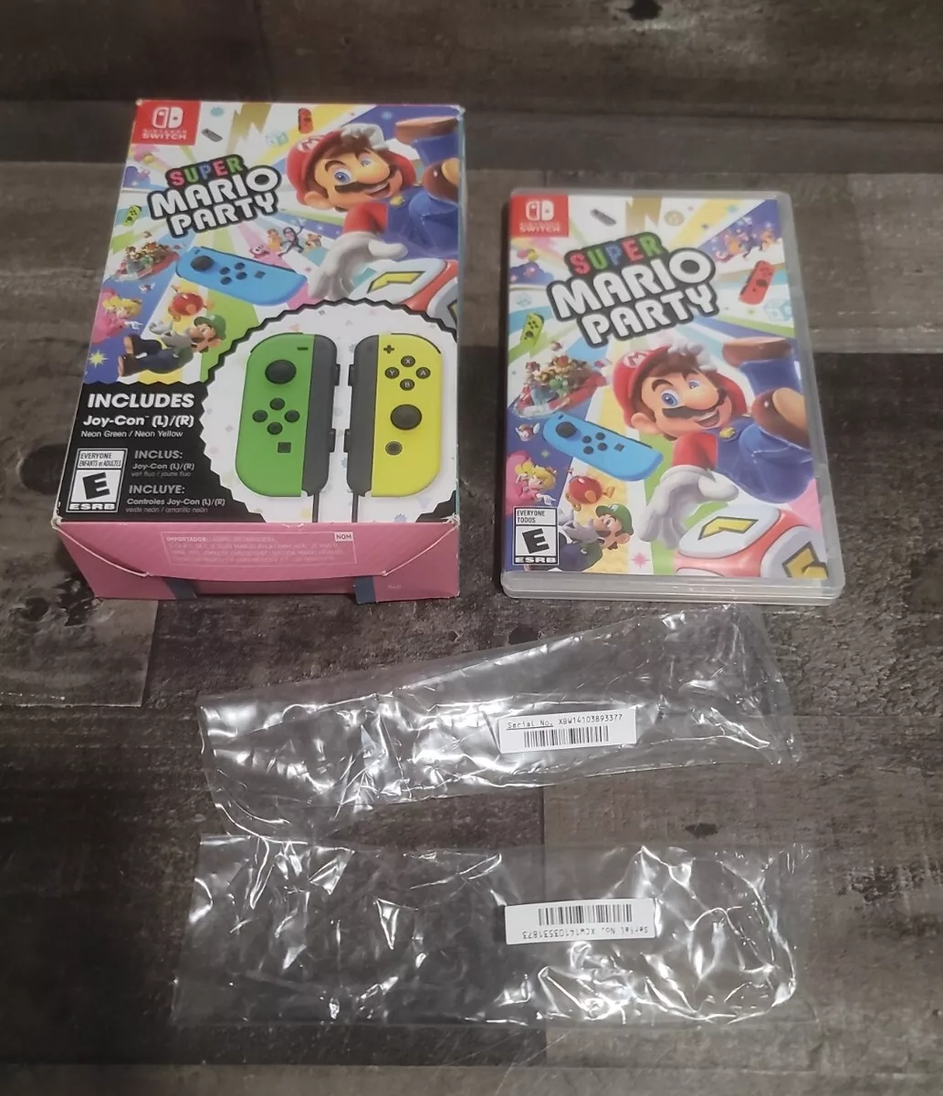 Controle Switch Joy Con + Mario Party