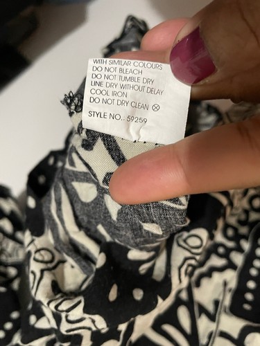 Millers Size 18 Women’s Top Blouse Black White Floral 3/4 Sleeve Stretch Casual - Bild 8 von 11