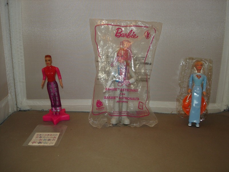 McDonald's / Mattel Barbie Astronaut, Hollywood Nails #6 & Skipper #4