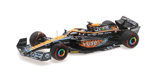 1:43 Minichamps 537224328 Oscar Piastri Mclaren MCL36 #28 Abu Dhabi Test 2022 - Picture 2 of 3