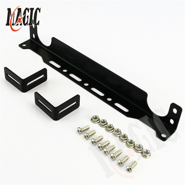 Oil Cooler Mounting Bracket for Series 6 and TRUST 262mm Coolers Black