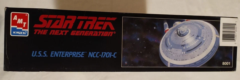 STAR TREK - AMT ERTL -U.S.S. ENTERPRISE NCC-1701-C THE NEXT GENERATION MODEL KIT - Immagine 4 di 4