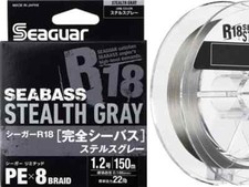 KUREHA SEAGUAR R18 Perfect Seabass Stealth Gray #1.5-27 lb 150m Made in Japan 1