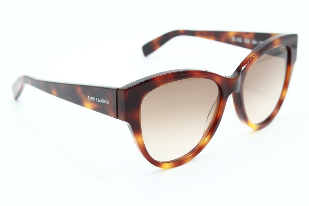 NUOVI OCCHIALI DA SOLE AUTENTICI SAINT LAURENT SL 162 002 HAVANA SFUENT SL162 54 16
