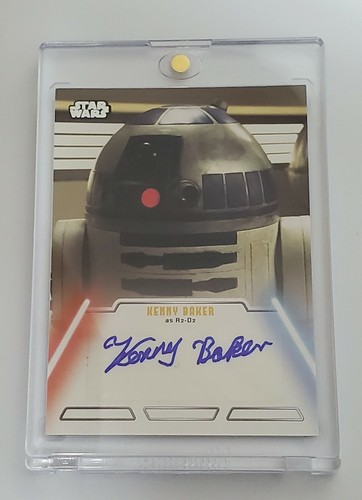 2013 Topps Star Wars Jedi Legacy Autograph KENNY BAKER as R2-D2 - Picture 10 of 12