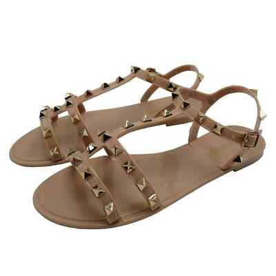 Steve Madden Women's DAYTEN Studded Jelly Sandals