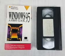 Windows 95: A First Look Made Easy Instructional VHS Video "Revolutionary"