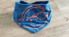 Dreieckstuch Baby Lätzchen Halstuch Geschenk zur Geburt PIRAT blau orange TCM