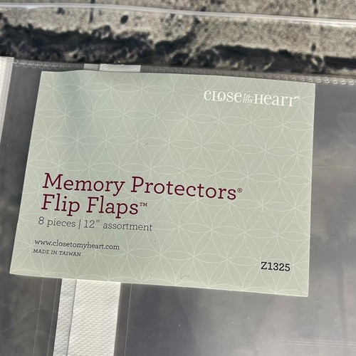 Close To My Heart 12" 10ct Sortiment MEMORY PROTEKTOREN Flip Flaps transparent Z1325 - Bild 2 von 5