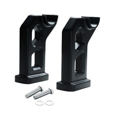 5.0" Tall Black Risers Kit With 1.5" clamp for Harley 2018-later Fat Bob FXFBS