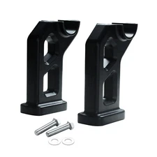 5.0" Tall Black Risers Kit With 1.5" clamp for Harley 2018-later Fat Bob FXFBS