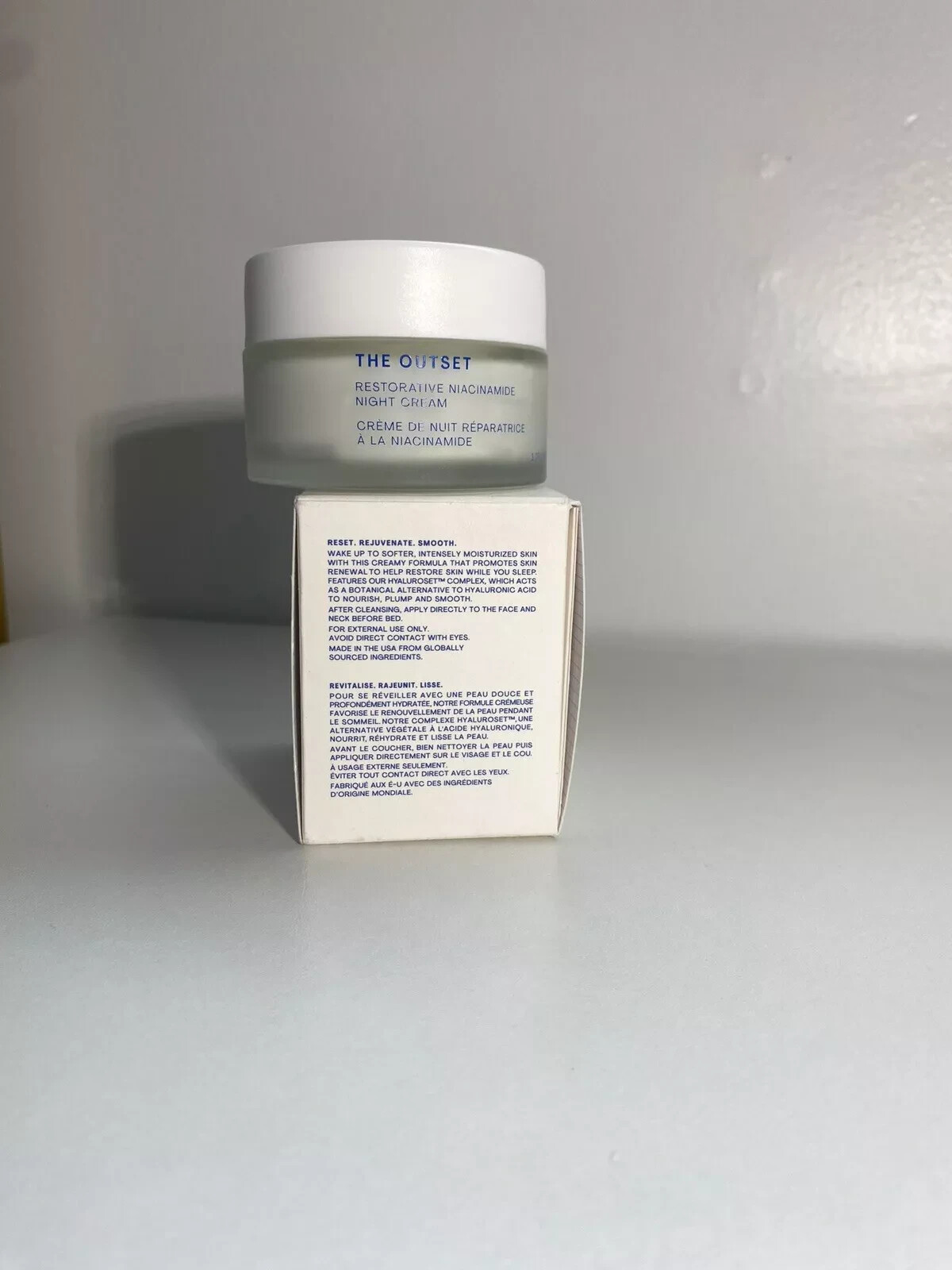 THE OUTSET Restorative Niacinamide NIGHT CREAM 1.7 Fl Oz / 50 mL