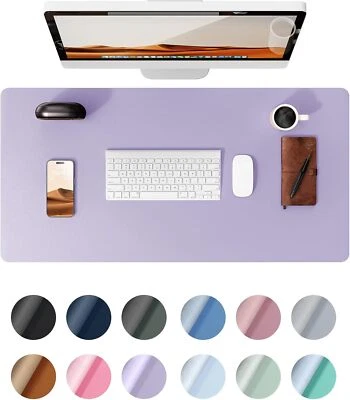 YSAGi Schreibtischunterlage 80x40cm Premium Leder Mauspad XXL Rutschfeste