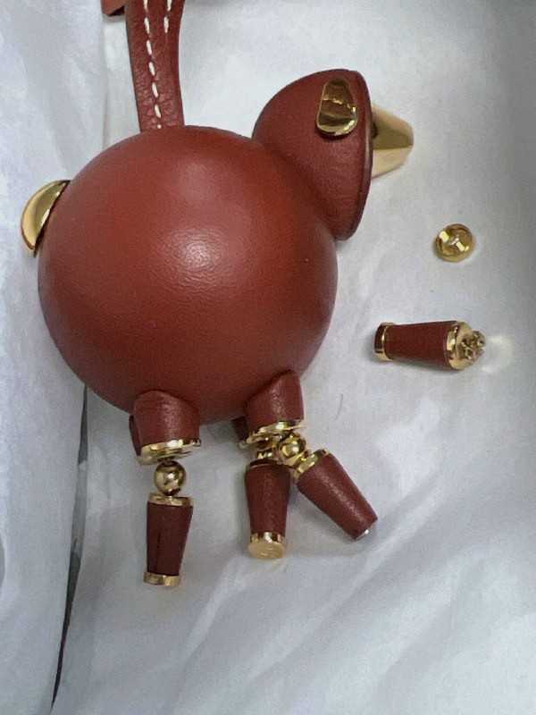 Loro Piana Women's Brown Leather Sheep Bag Charm | eBay